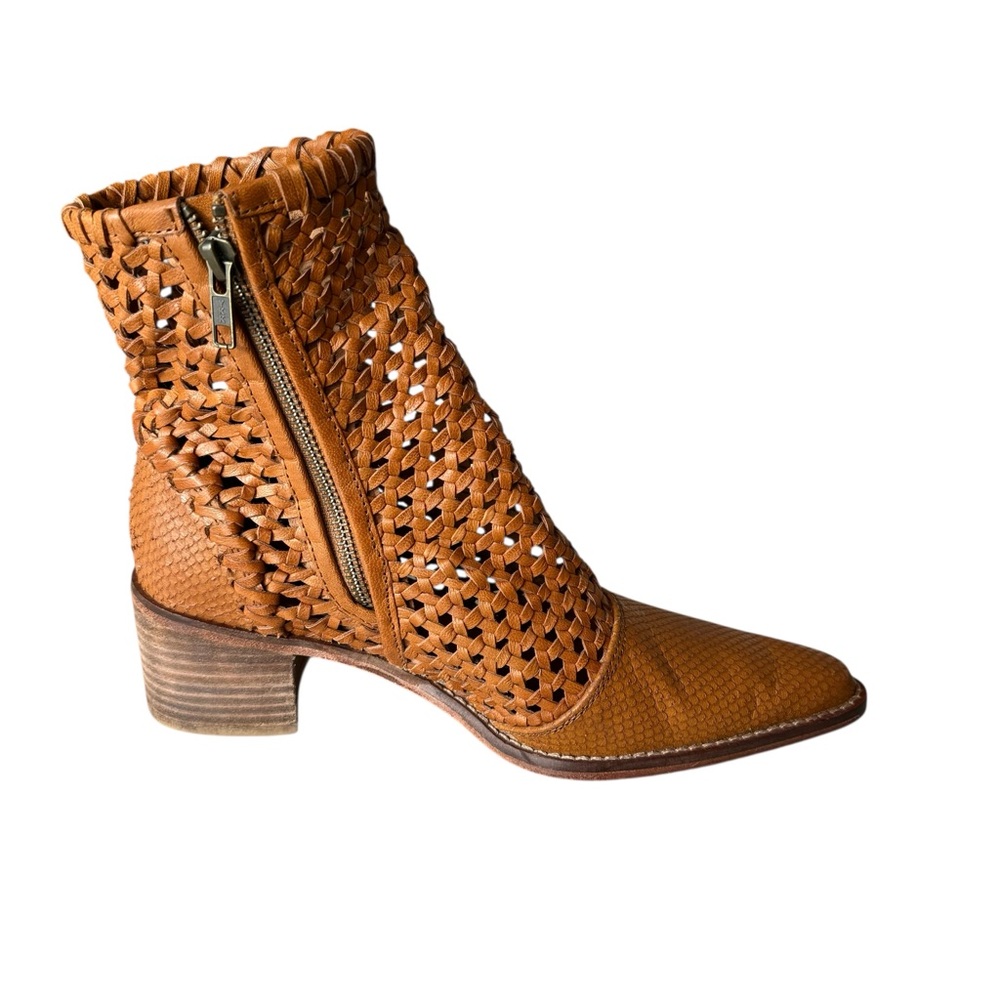 Free People In The Loop Woven Leather Boots - Picture 9 of 13